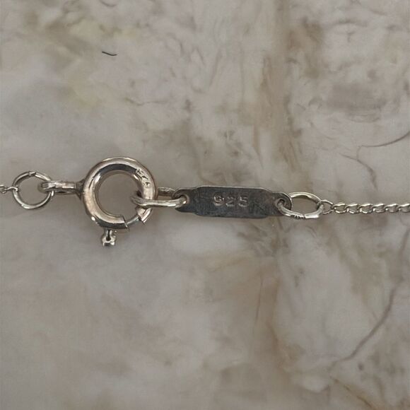 Tiffany & Co. Sterling Silver Three Heart Pendant Necklace 18.5” - Picture 5 of 7